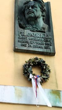Pamětní deska Františka Ondříčka