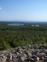 výhled z vrcholu Kahlbergu