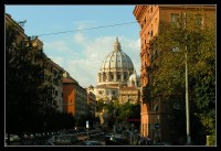 Ulice podvečerního Říma