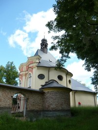 barokní kostel Povýšení Svatého Kříže