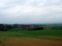 výhled na obec Srbce