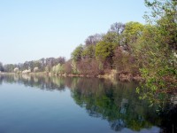jaro na Skašovském rybníce u Tovačova