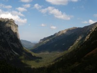 Bielovodská dolina panorama