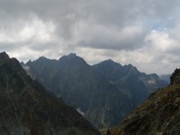 Vysoké Tatry, panorama ze sedla Prielom