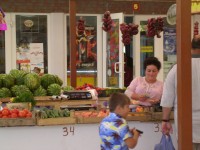 Trh s ovocem a zeleninou v Sudaku