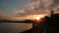 západ slunce Baška