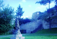 Přerov - hradby, socha Neptuna