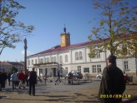 Lipník nad Bečvou - náměstí s budovu měst. úřadu