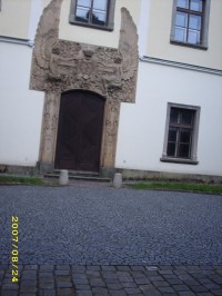 Žamberk - krásný portál na zámku