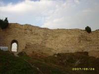 Lanšperk - hradní zdi