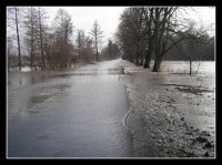povodně u Vysoké n.Labem