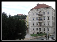 hrad Špilberk v pozadí