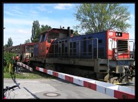 průjezd vlaku 