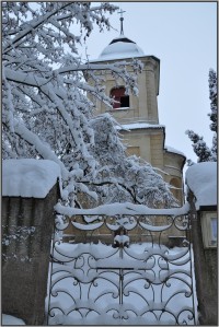 Barokní kostel Sv. Gotharda z roku 1758