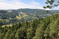 pohled na VRANOV A FRÝDŠTEJN