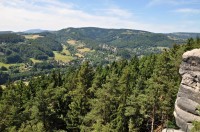 pohled na VRANOV A FRÝDŠTEJN