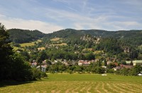 pohled na VRANOV A FRÝDŠTEJN