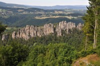 pohled na SUCHÉ SKÁLY