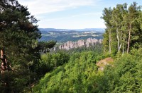 pohled na SUCHÉ SKÁLY