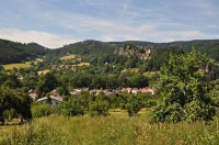 pohled na VRANOV A FRÝDŠTEJN