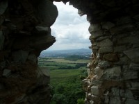 Výhled z hradeb hradu