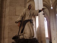 Chrám sv. Barbory, socha havíře