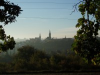 Pohled na centrum Kladna od Ostrovce