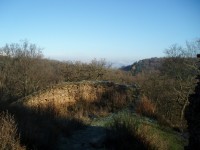 3 Pohled ze zříceniny hradu Oparno