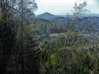 výhled na Růžovský vrch