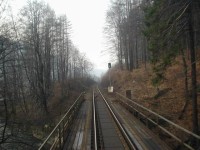 železniční trať u Hluboček