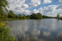 jezero nedaleko Blatce,u vísky Tážaly