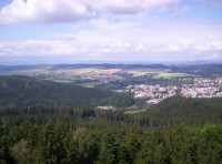 panorama z Adrlova Chlumu-pohled na Ústi nad Orlicí