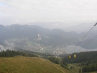 panorama na jezero Wolfgangsee