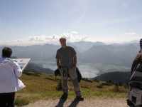 panorama z vrcholu Schafberg