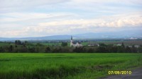 Cholina na Hané a pozadí Jeseníků