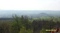 pohled z vrcholu na Varnsdorf a Hrádek
