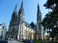 obdivuhodné Václavské náměstí a katedrála v Olomouci