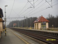 vlaková zastávka Střeň