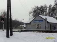 vlaková zastávka Hlubočky pod sjezdovkou