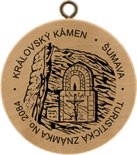 Turistická známka č. 2084 - Královský kámen, Šumava