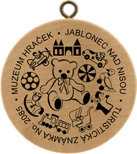 Turistická známka č. 2085 - Muzeum hraček Jablonec nad Nisou
