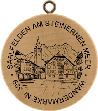 Turistická známka č. 399 - Saalfelden am Steinernen Meer