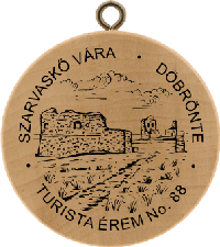 Turistická známka č. 88 - DÖBRÖNTE - SZARVASKŐ VÁRA