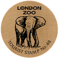 Turistická známka č. 48 - London ZOO