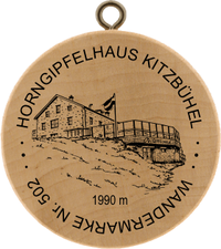 Turistická známka č. 502 - Horngipfelhaus Kitzbühel