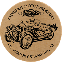 Turistická známka č. 70 - Morgan Motor Museum
