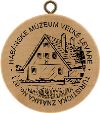Turistická známka č. 671 - Habánske múzeum Veľké Leváre