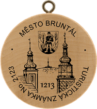Turistická známka č. 2123 - Město Bruntál
