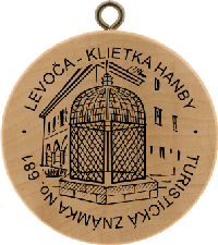 Turistická známka č. 681 - Levoča - klietka hanby