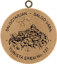 Turistická známka č. 137 - SALGÓTARJÁN - SALGÓ VÁRA
